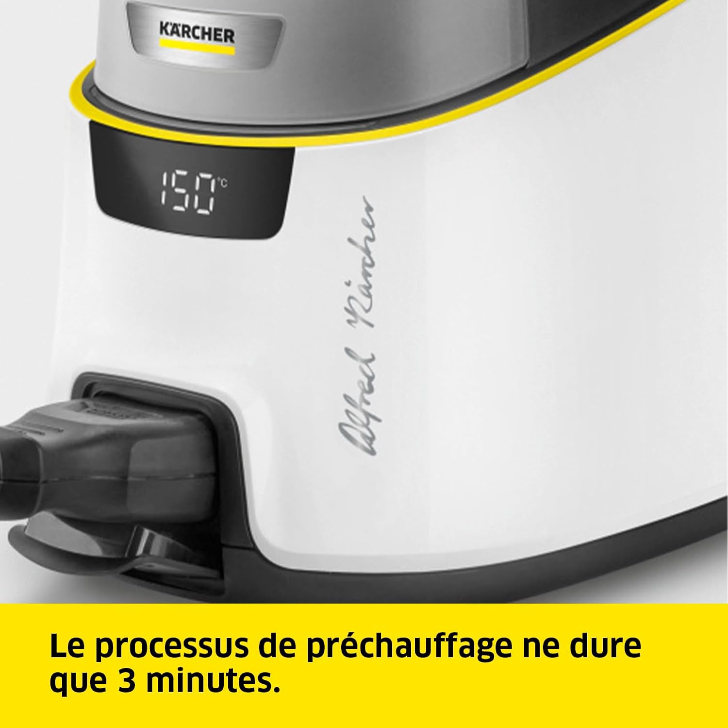 Nettoyeur vapeur SC 5 Deluxe Signature Line VapoHydro 4 bar chauffe 3 min surface 130 m² réservoir 13 L