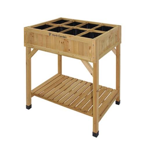 VegTrug Elevated Herb Planter, Natural