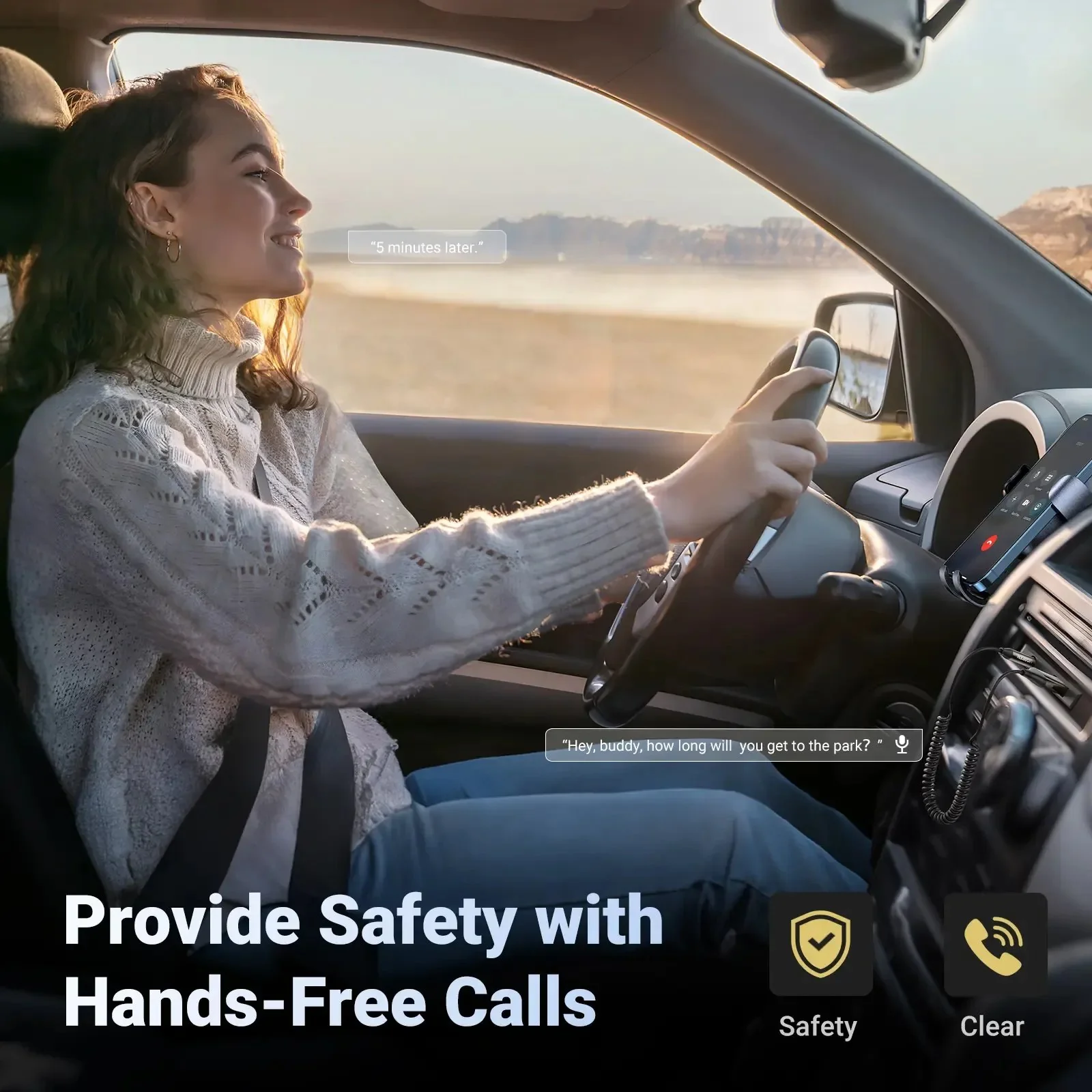 Upgrade Your Drive Instantly – Bluetooth 6.0 AUX Wireless Audio Receiver with Hands-Free Calling