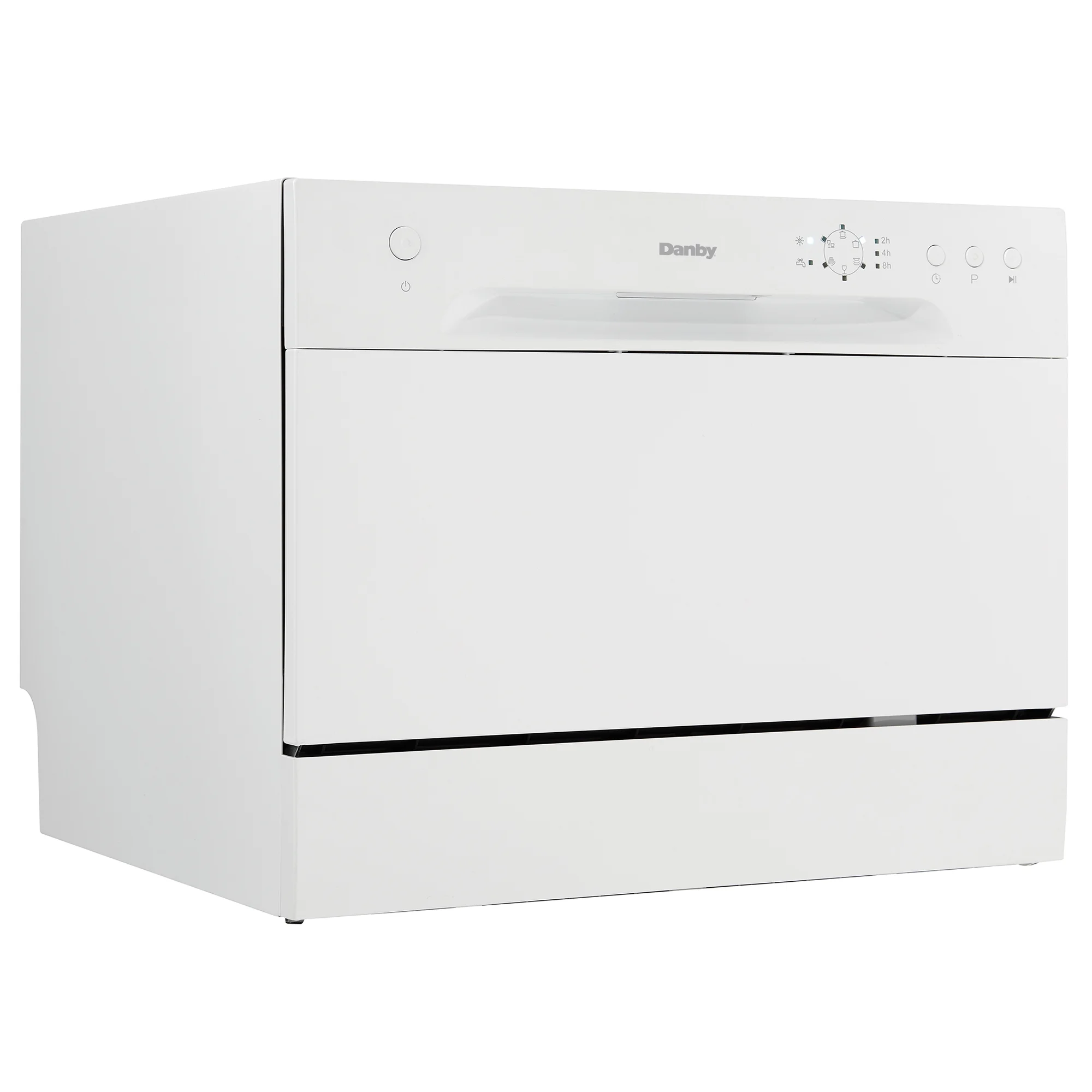 Danby 6 Place Setting Countertop Dishwasher in White (DDW621WDB)
