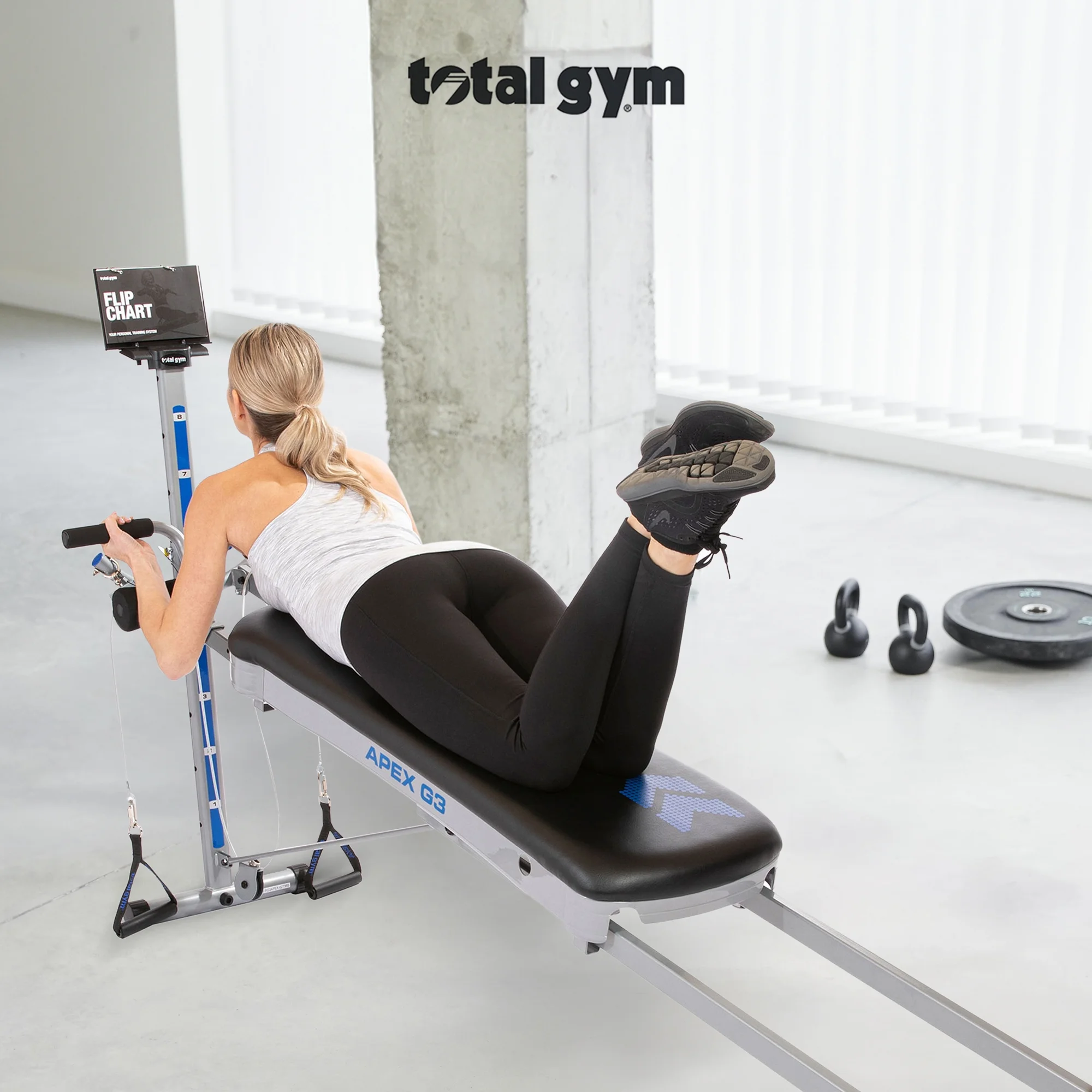 Total Gym APEX G5 Home Fitness Incline Weight Trainer Equipment W/ 10 Resistance Levels