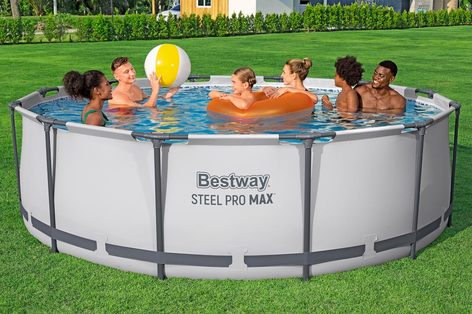 Piscine hors sol ronde Steel Pro Max 366 x 100 cm