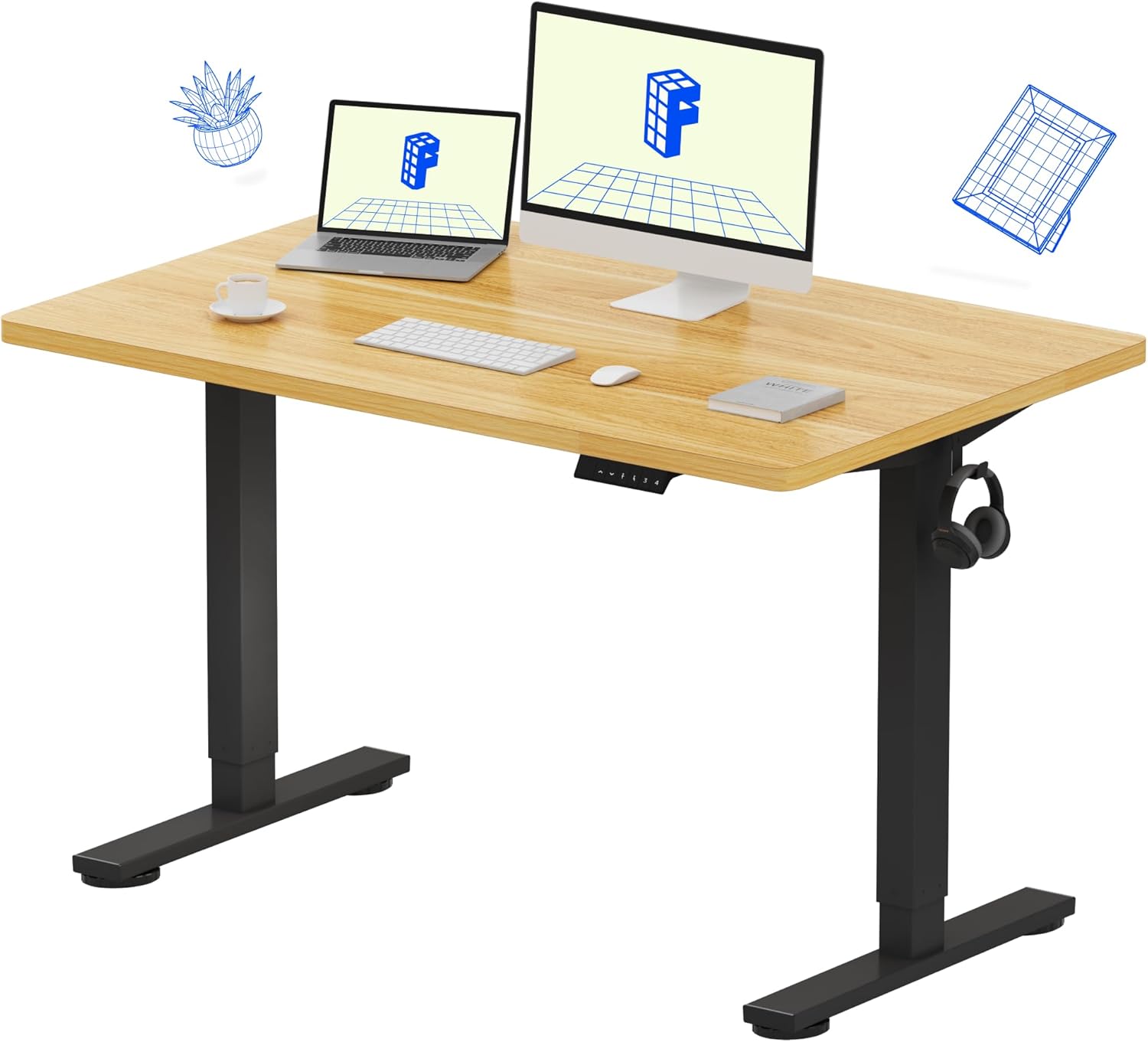 FLEXISPOT EN1 Whole-Piece Standing Desk
