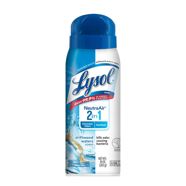 Lysol Disinfectant Spray, Neutra Air 2 in 1, Driftwood Waters - Each