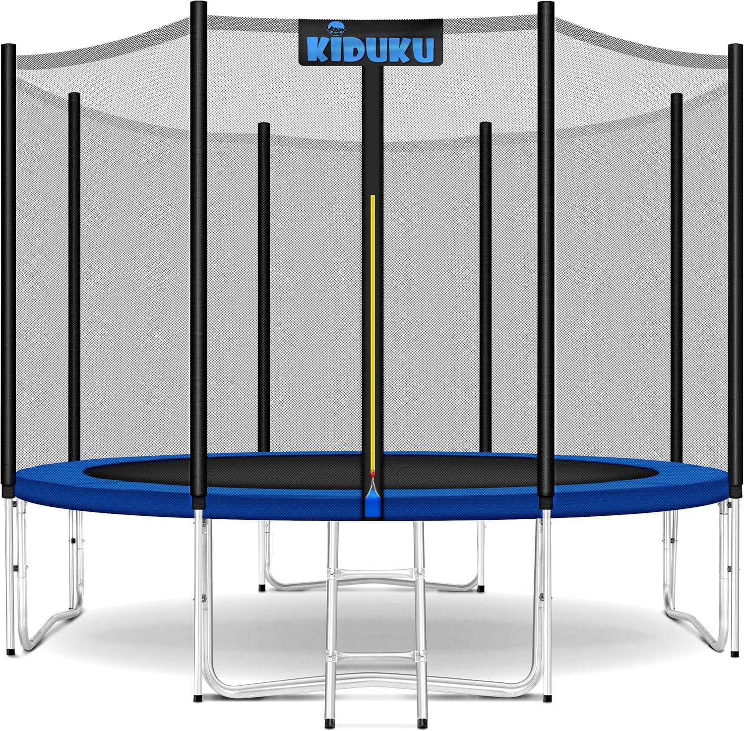 Trampoline 244 305 366 427 cm avec filet échelle housse ancrage charge 150 kg