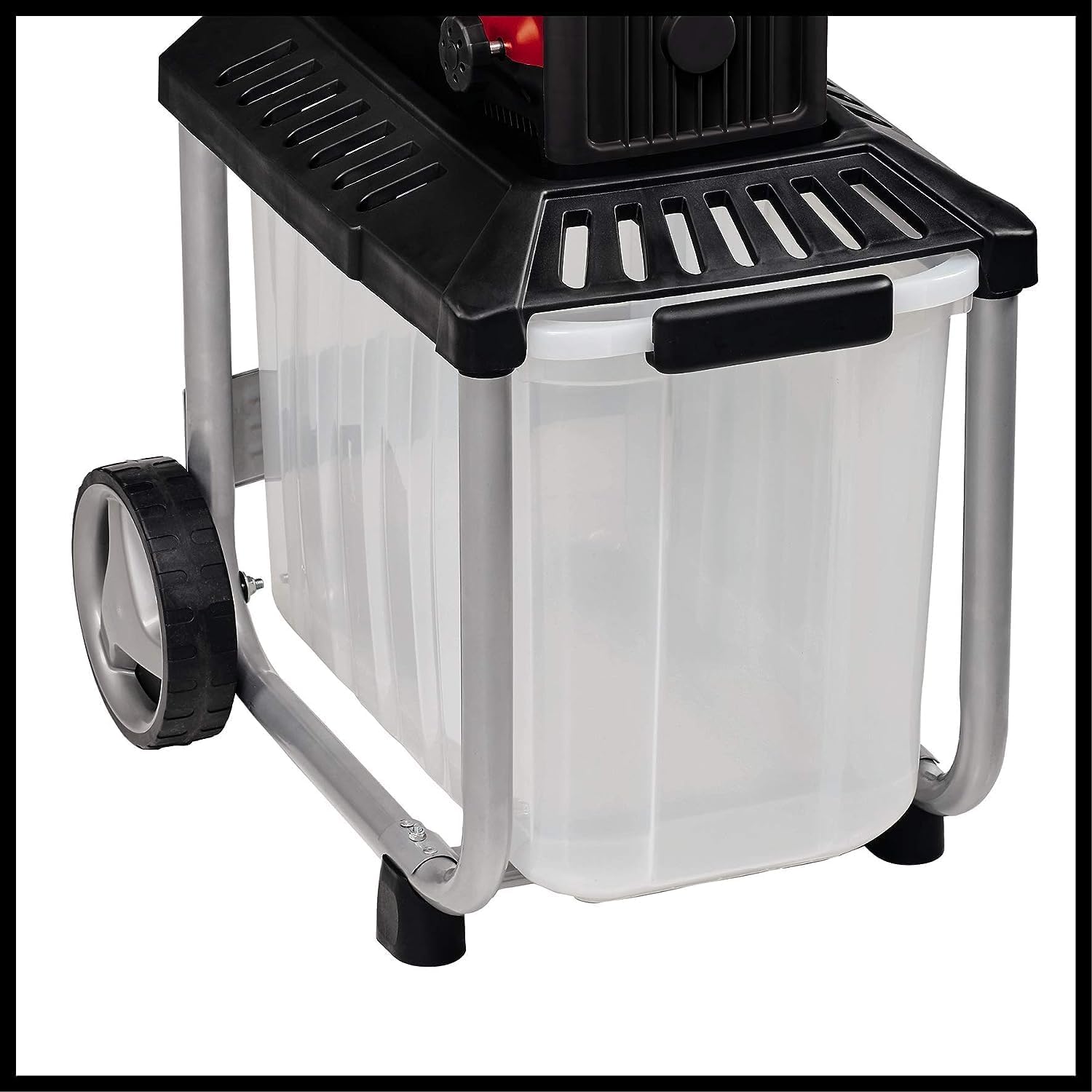 Broyeur végétaux silencieux 2800 W cylindre coupe bac 60 L
