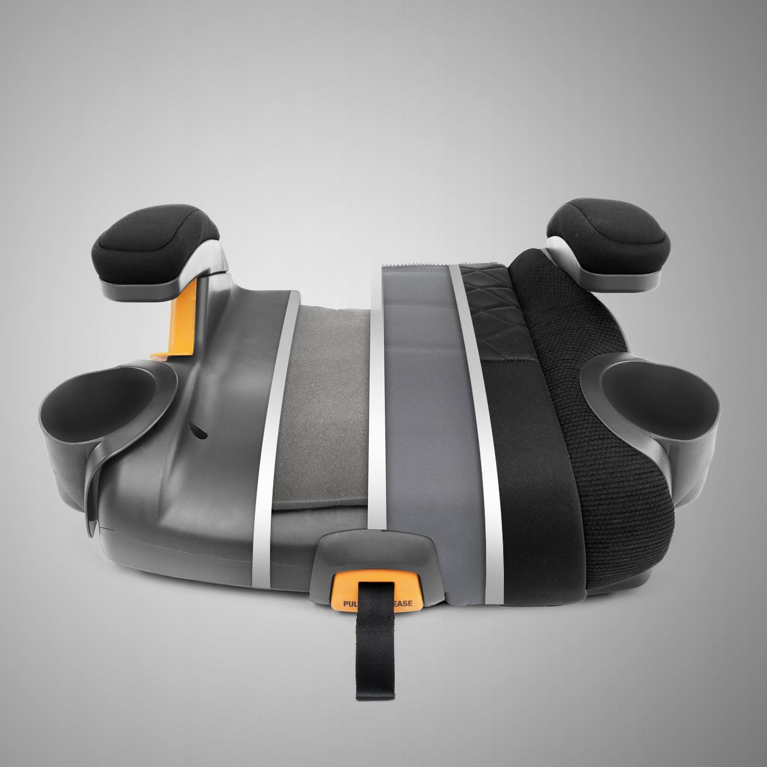 Chicco Kidfit Zip Plus 2 - in - 1 Belt Positioning Booster Car Seat - Taurus (Black/Grey). New