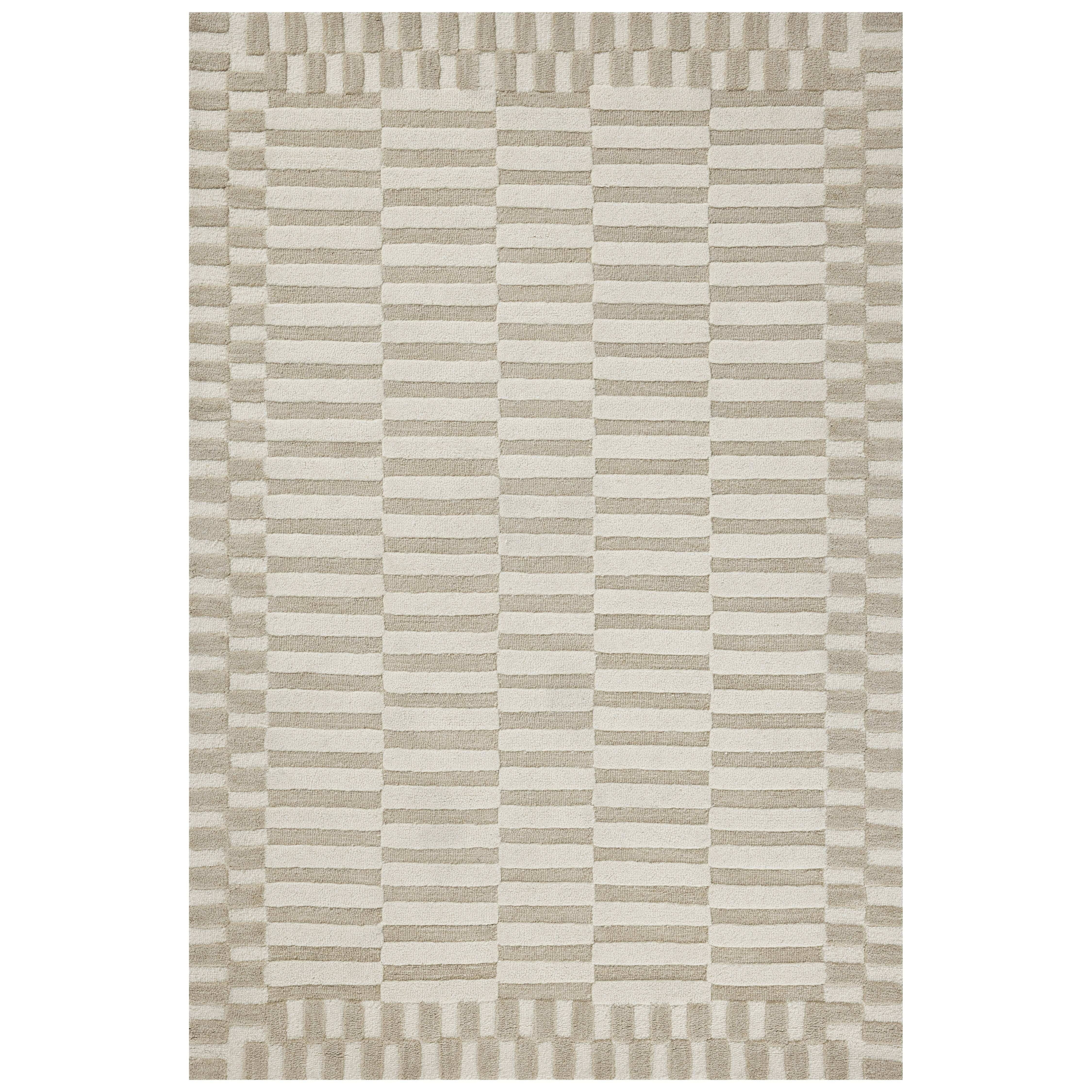 Chris Loves Julia G Loloi Bradley Ivory/Beige Rug, 8'6