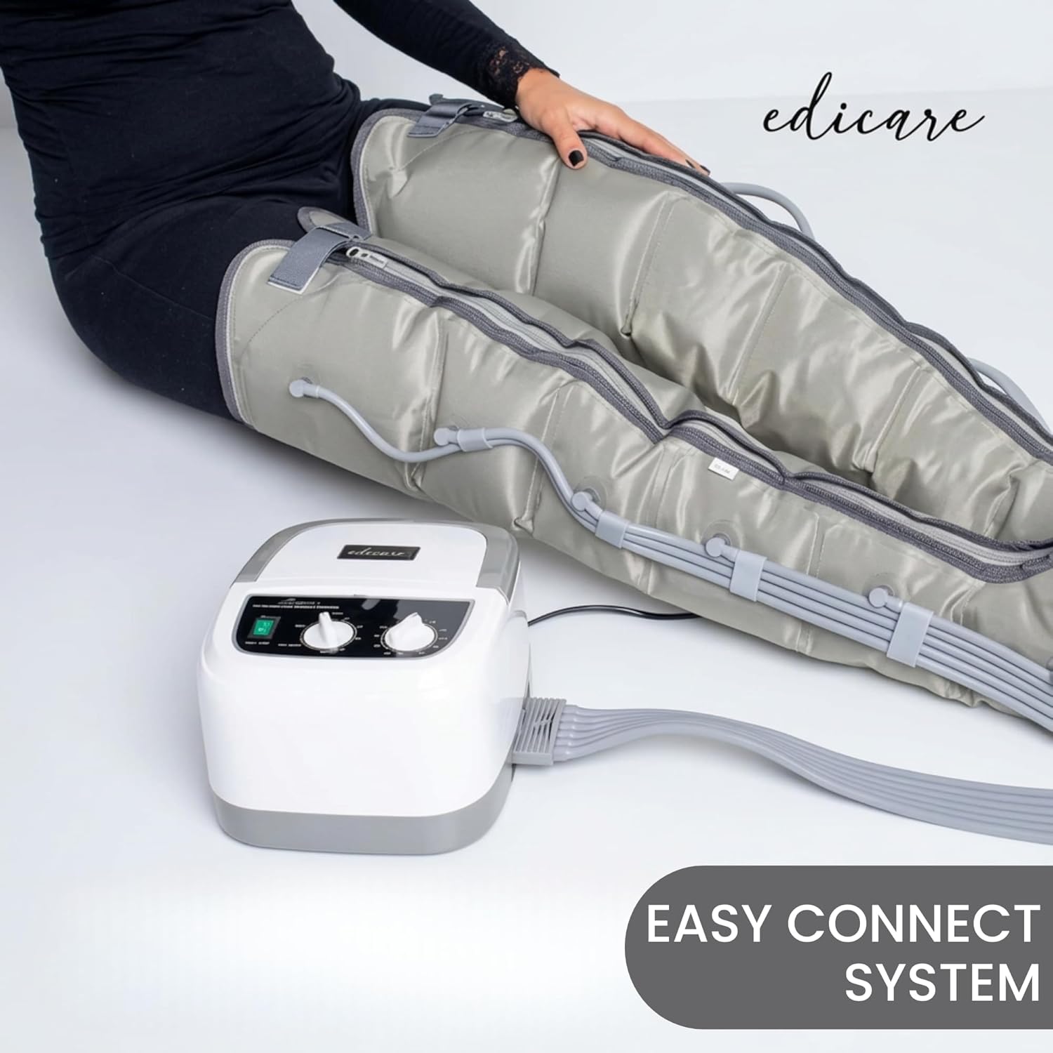 Bottes pressothérapie drainage lymphatique massage jambes pieds appareil relaxation