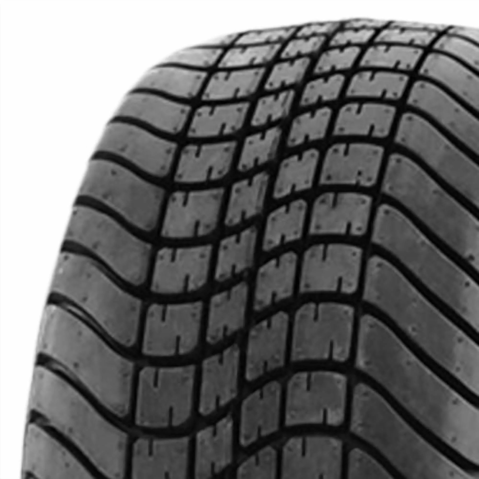 215/50 - 12 Vision P825 Journey Golf Cart 78F Load Range B Black Wall Tire