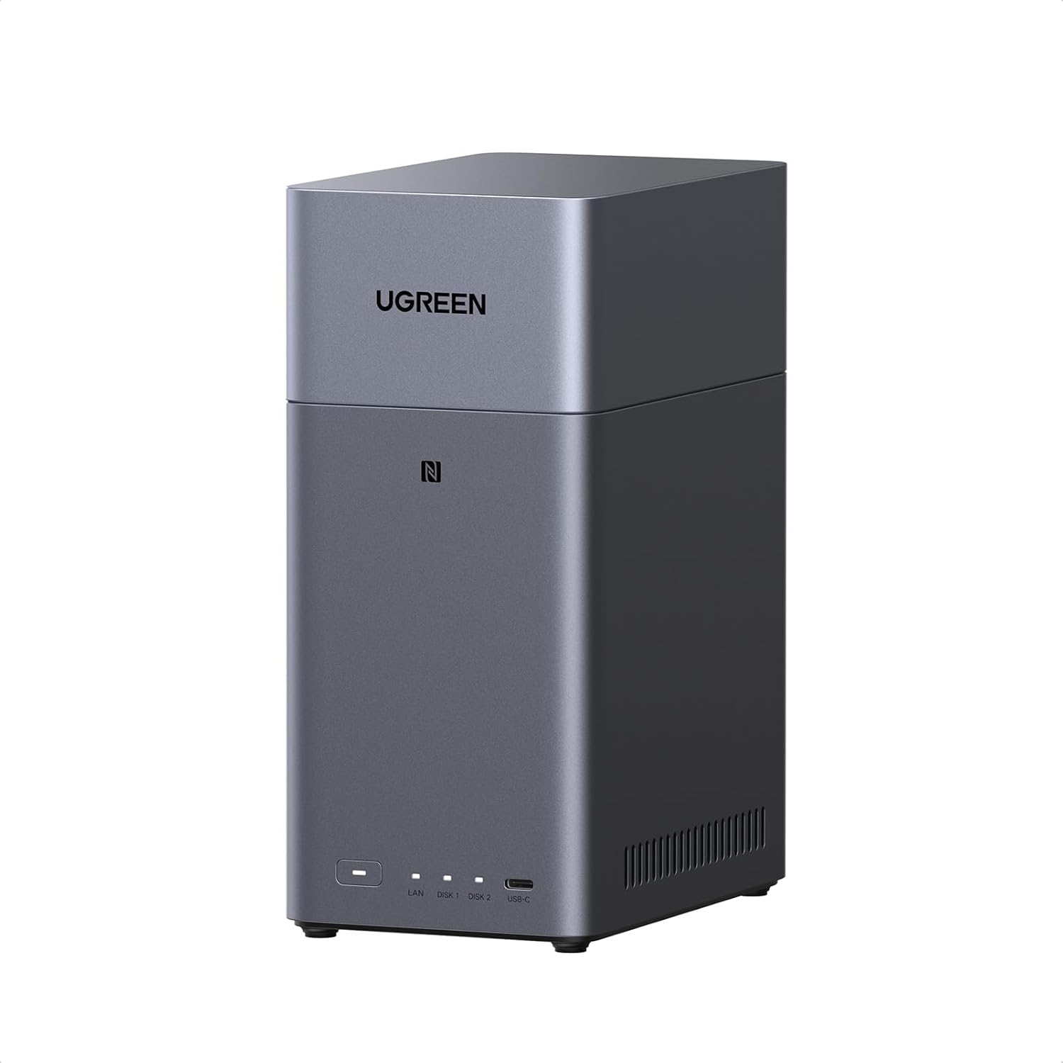 NAS 2 baies 4 Go RAM NFC LAN 1 GbE système débutant sans disque