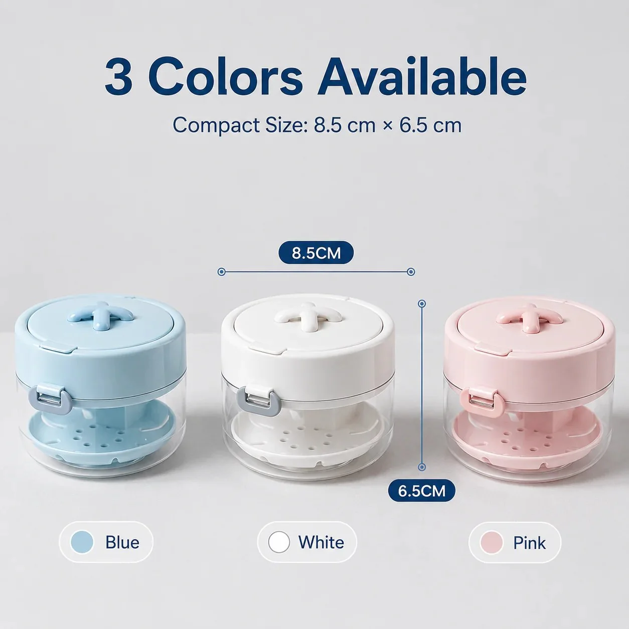3-in-1 Leak-Proof Retainer Cleaning Case with Mirror, Drain Tray & Travel Storage