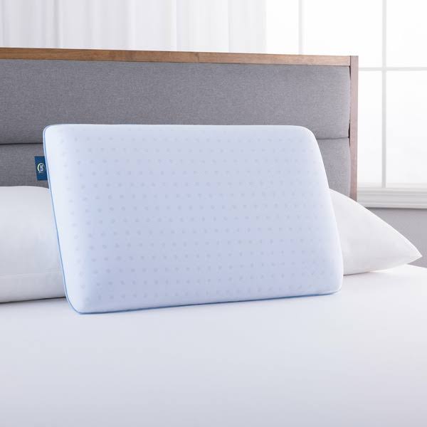 SertaPedic ThermaGel Memory Foam Pillow, Standard Queen (16 x 26 x 5)