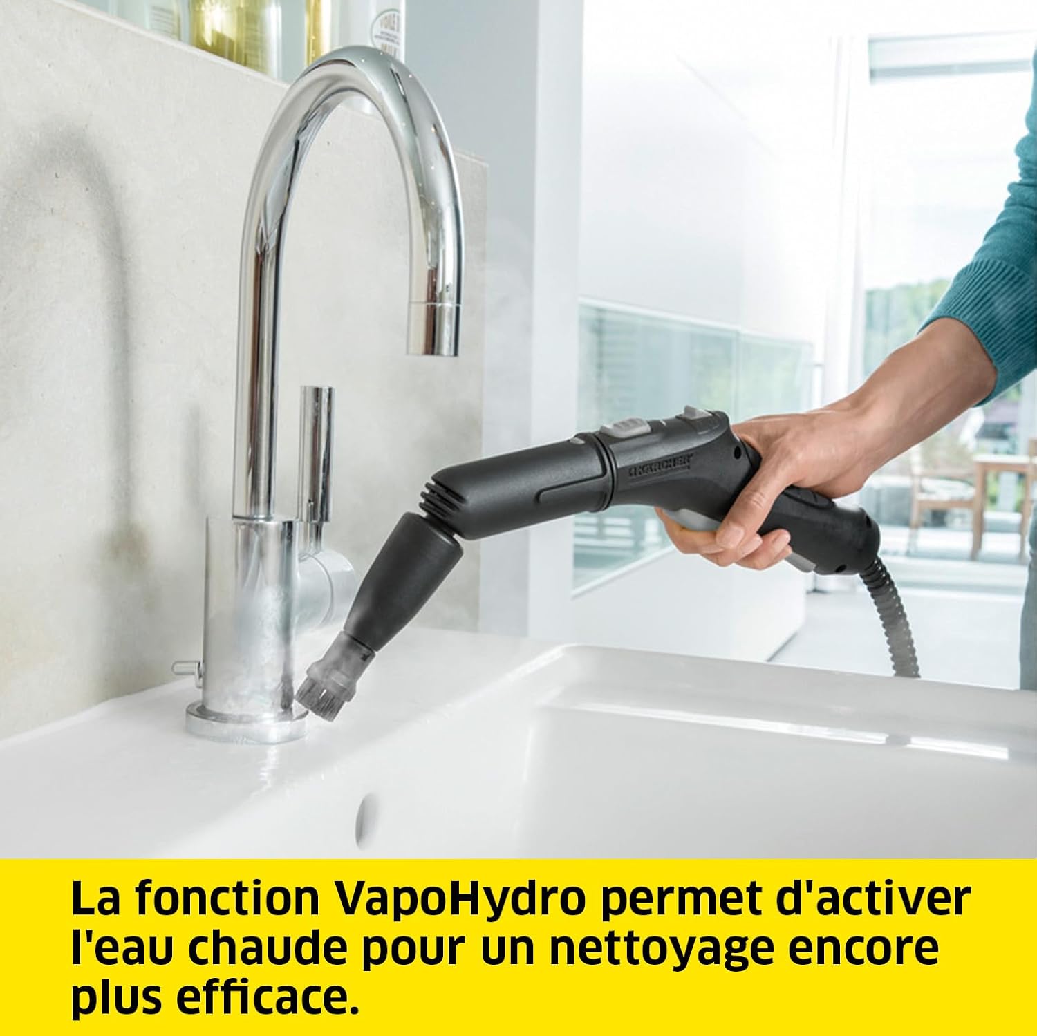 Nettoyeur vapeur SC5 EasyFix Iron Plug 42 bar préchauffage 3 min surface 150 m² réservoir 2L
