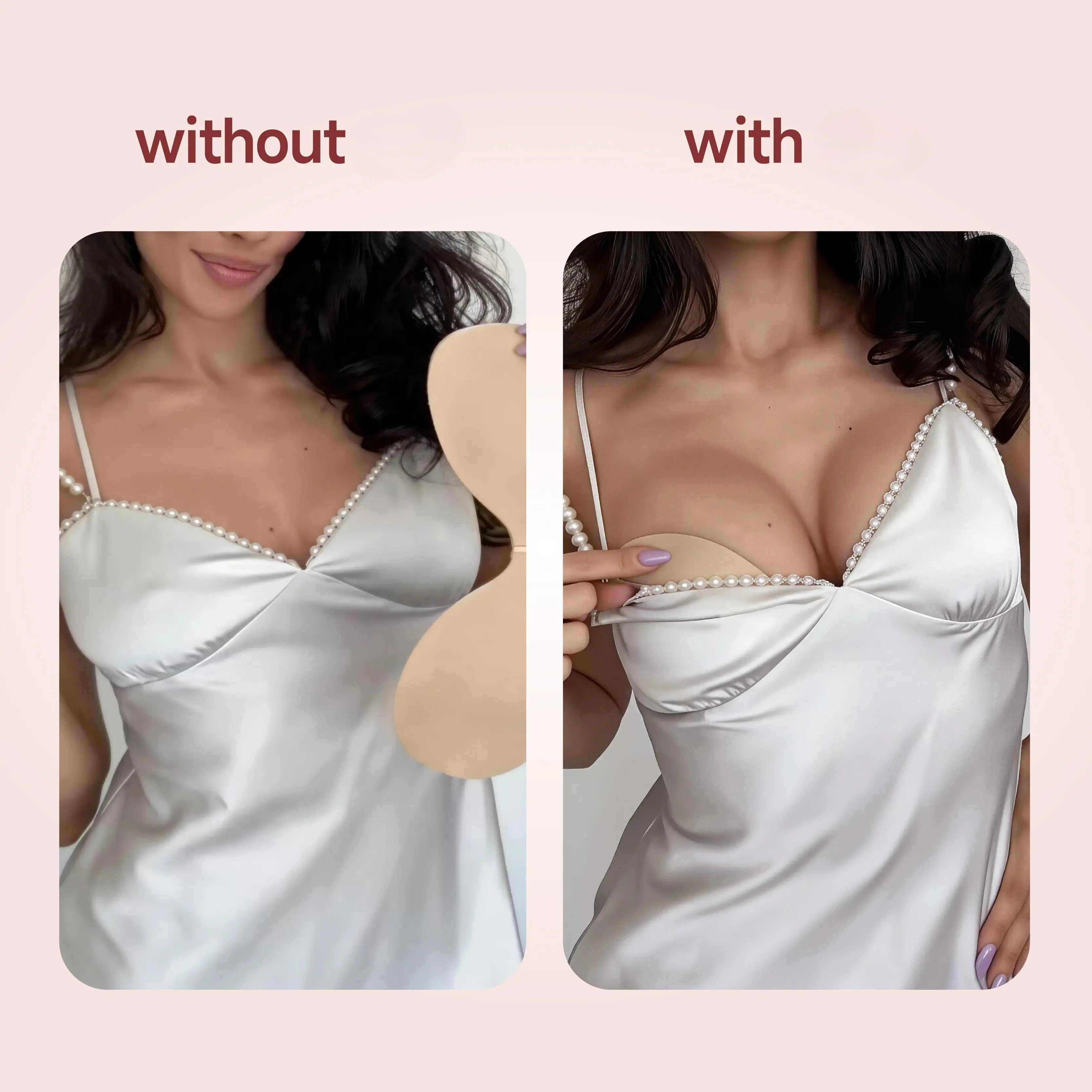 Push Up Sticky Bra Waterproof Reusable Travel Friendly