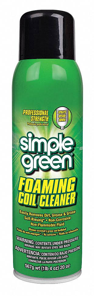Simple Green 0110001213418 Foaming Coil Cleaner 20 oz. Aerosol